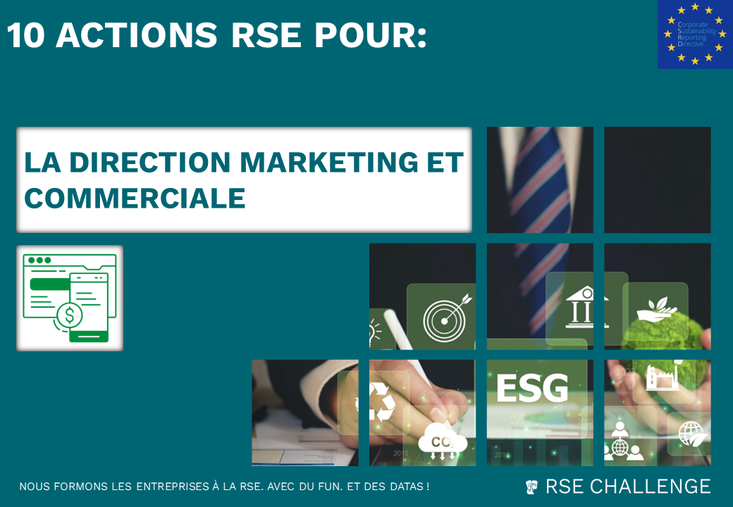 10 actions RSE pour la direction marketing et commerciale - RSE Challenge