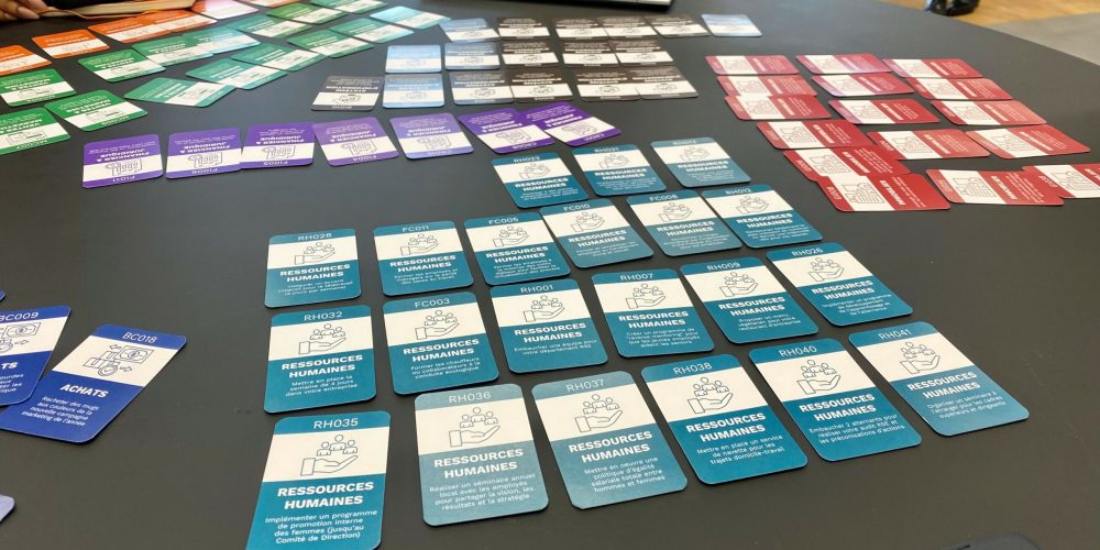 atelier rse challenge personnalisation des cartes