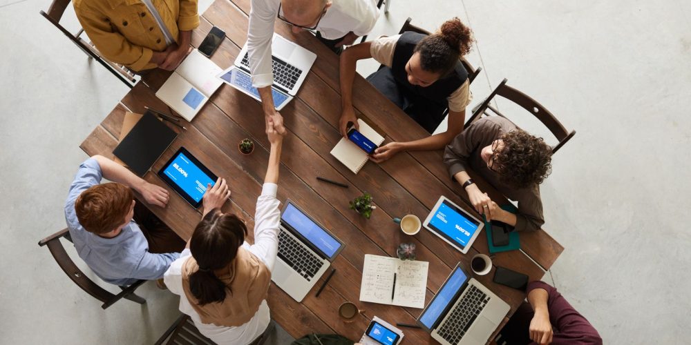 Équipe lors d'une animation team-building ludique et collaborative